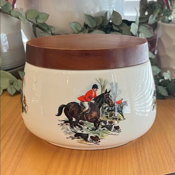 🚨SOLD ELSEWHERE🚨Vintage Tobacco Storage Humidifier Jar By Peterson’s Ltd. Italy - Picture 4 of 14